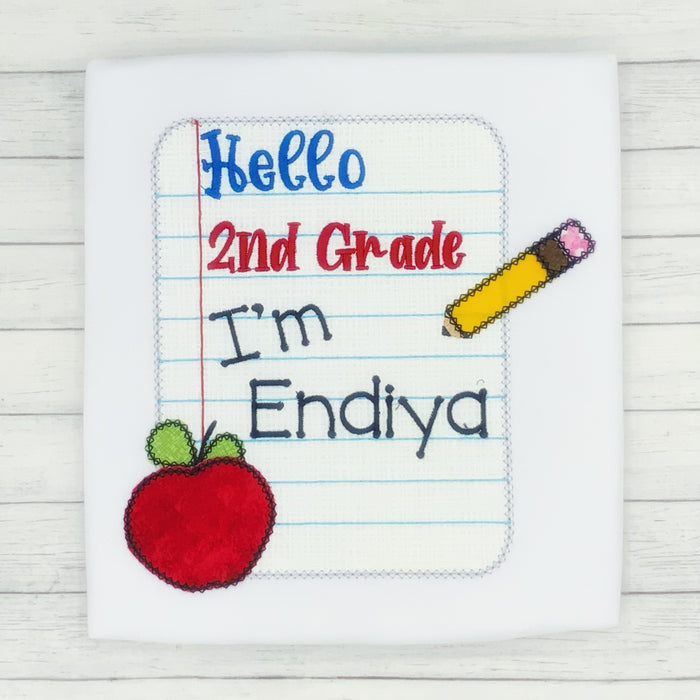 School - Hello Notebook