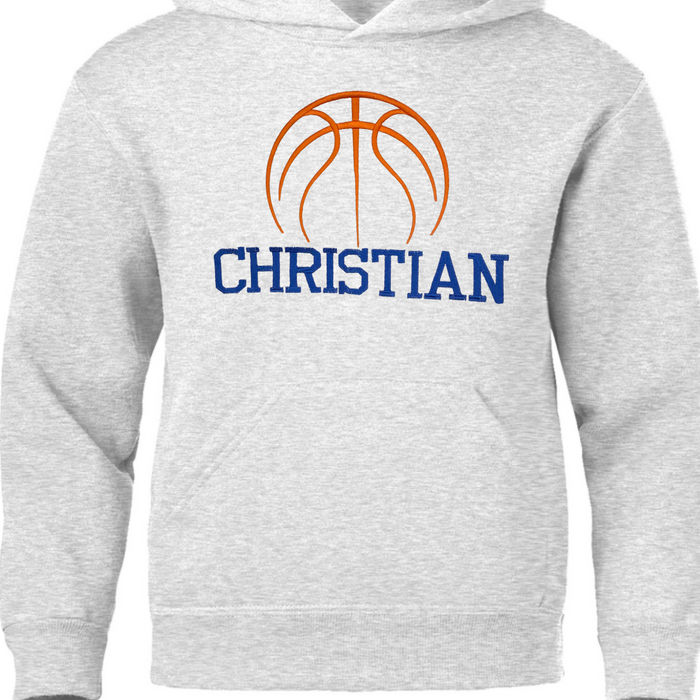 Adult Hoodie (w/ drawstrings) - Basketball