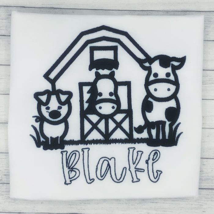 Color Me Embroidery - Barn - Washable Markers Included