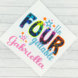 Girls Birthday Shirts Un-FOUR-gettable
