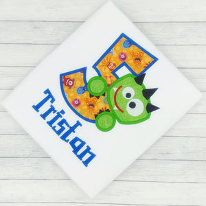Monster Boy Birthday Shirt (age 1-9)