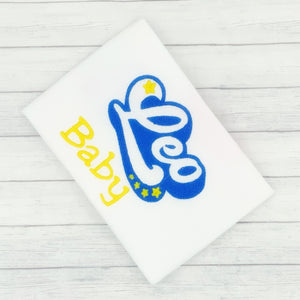 Zodiac Blue & Yellow Bodysuit (**all zodiac signs available in this color**)