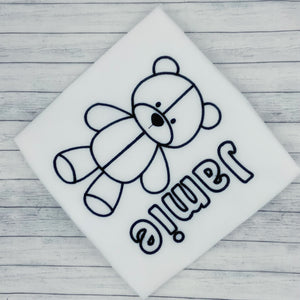 Color Me Embroidery - Bear - Washable Markers Included