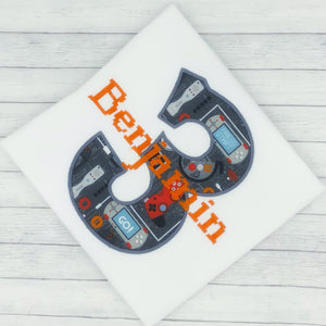 Boys Birthday Game Shirt (age 1-9)