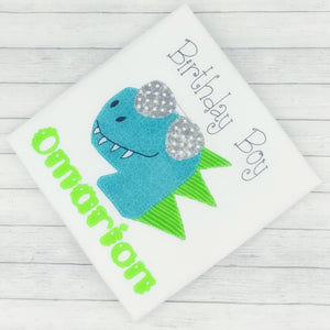 Birthday Boy Dino Boys Birthday Shirt