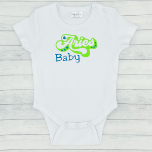 Zodiac Neon Green & Blue Bodysuit (**all zodiac signs available in this color**)