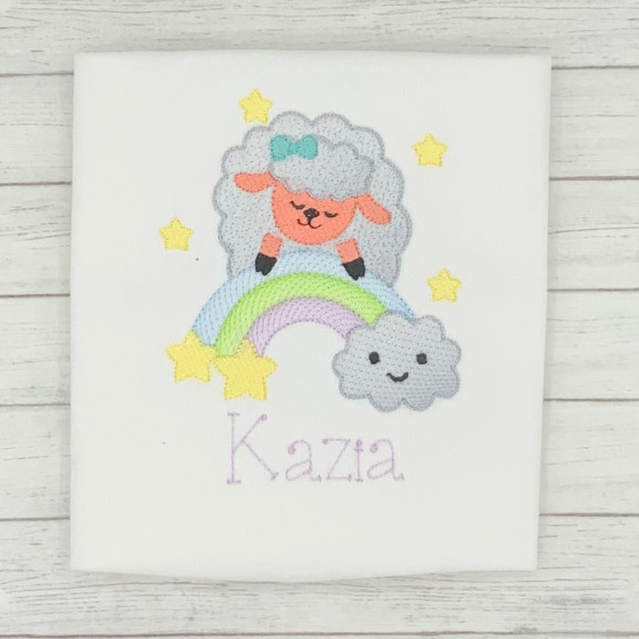 Lamb On Rainbow Bodysuit