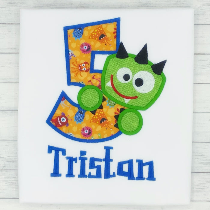 Monster Boy Birthday Shirt (age 1-9)