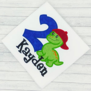 Boys Birthday Dinosaur Shirt (age 1-9)