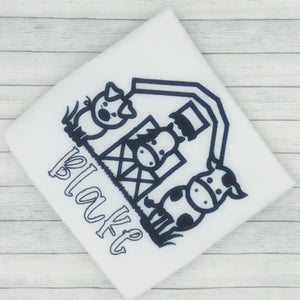 Color Me Embroidery - Barn - Washable Markers Included
