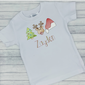 Christmas - Seasonal - Tree, Reindeer, Santa