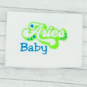 Zodiac Neon Green & Blue Bodysuit (**all zodiac signs available in this color**)