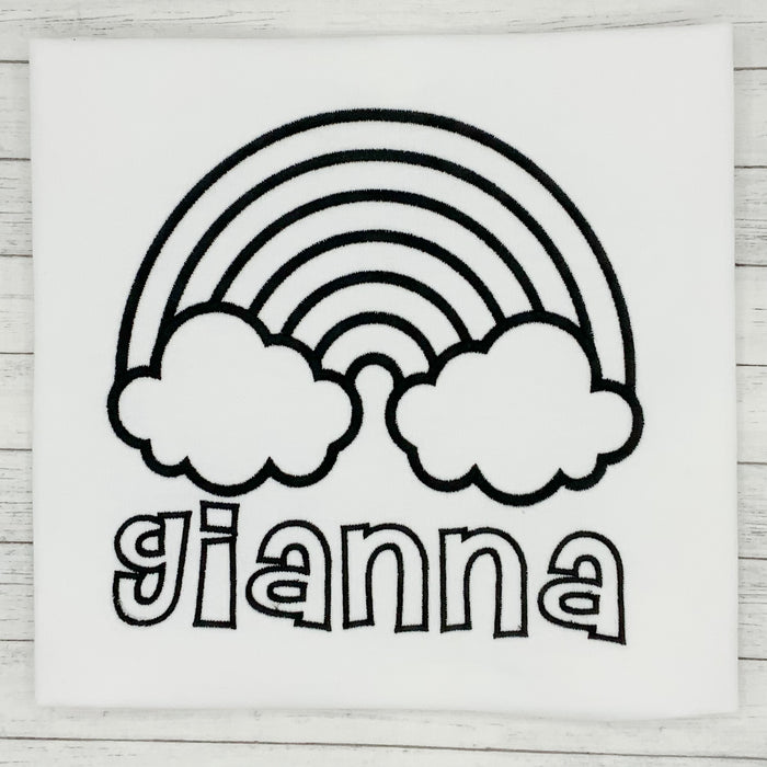 Color Me Embroidery - Rainbow - Washable Markers Included