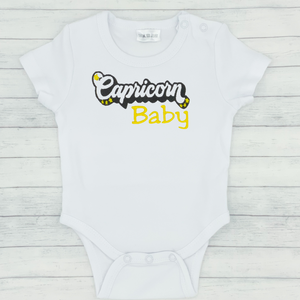 Zodiac Black & Yellow Bodysuit (**all zodiac signs available in this color**)