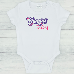 Zodiac Purple & Pink Bodysuit (**all zodiac signs available in this color**)